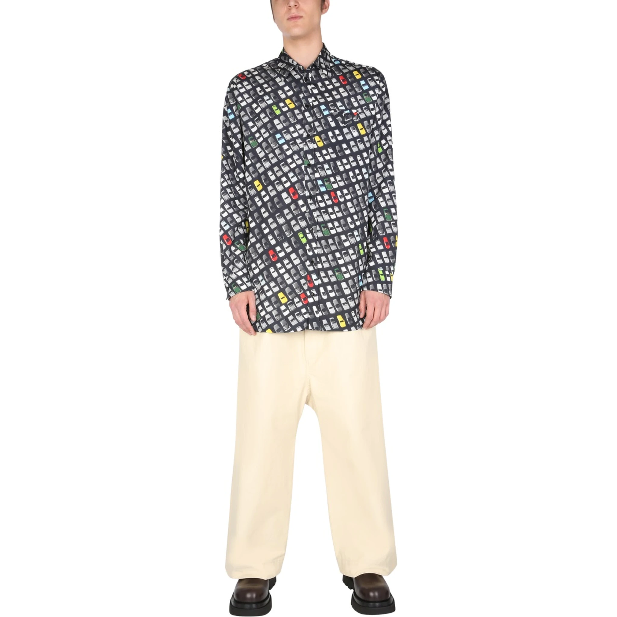 SHIRT WITH ALLOVER PRINT