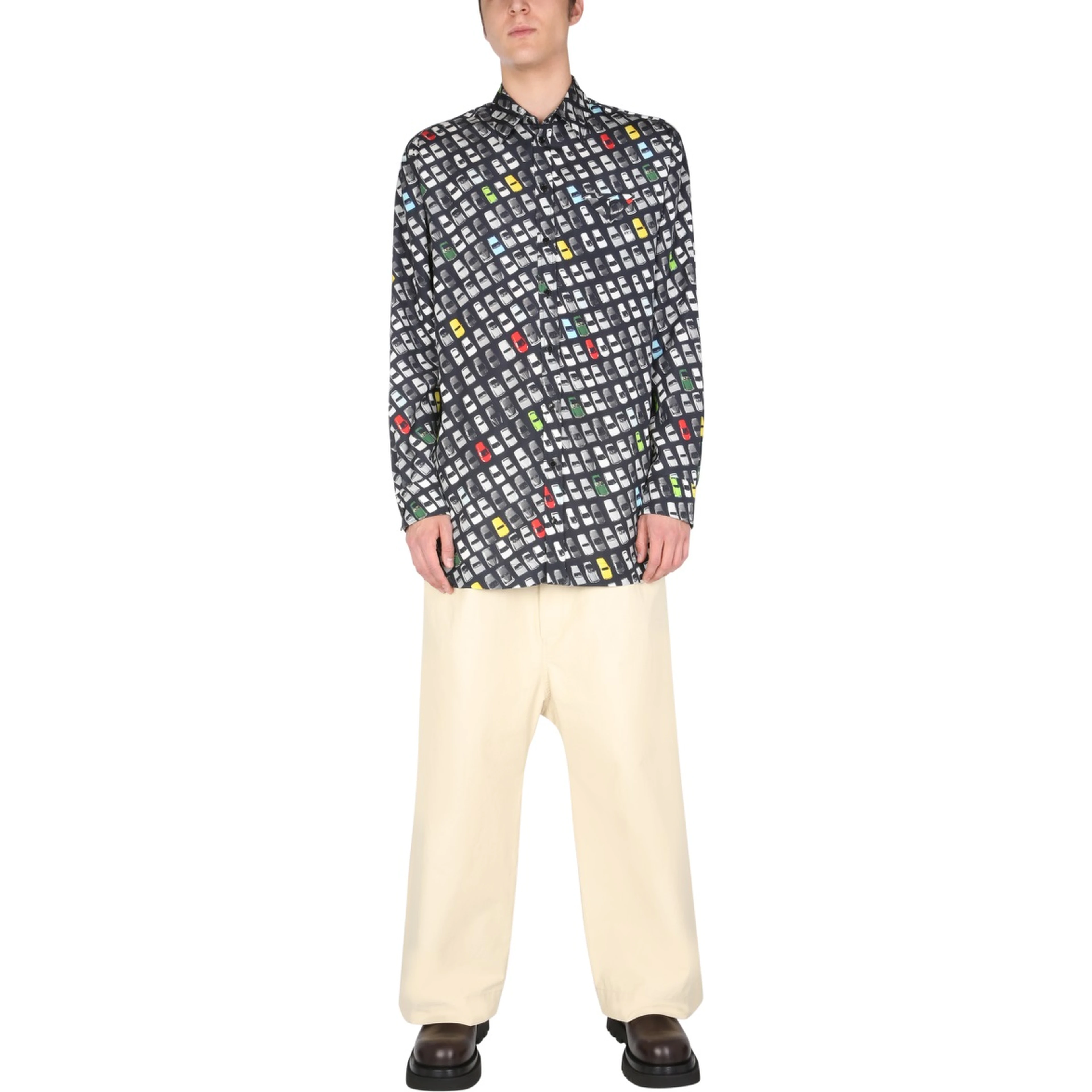 SHIRT WITH ALLOVER PRINT