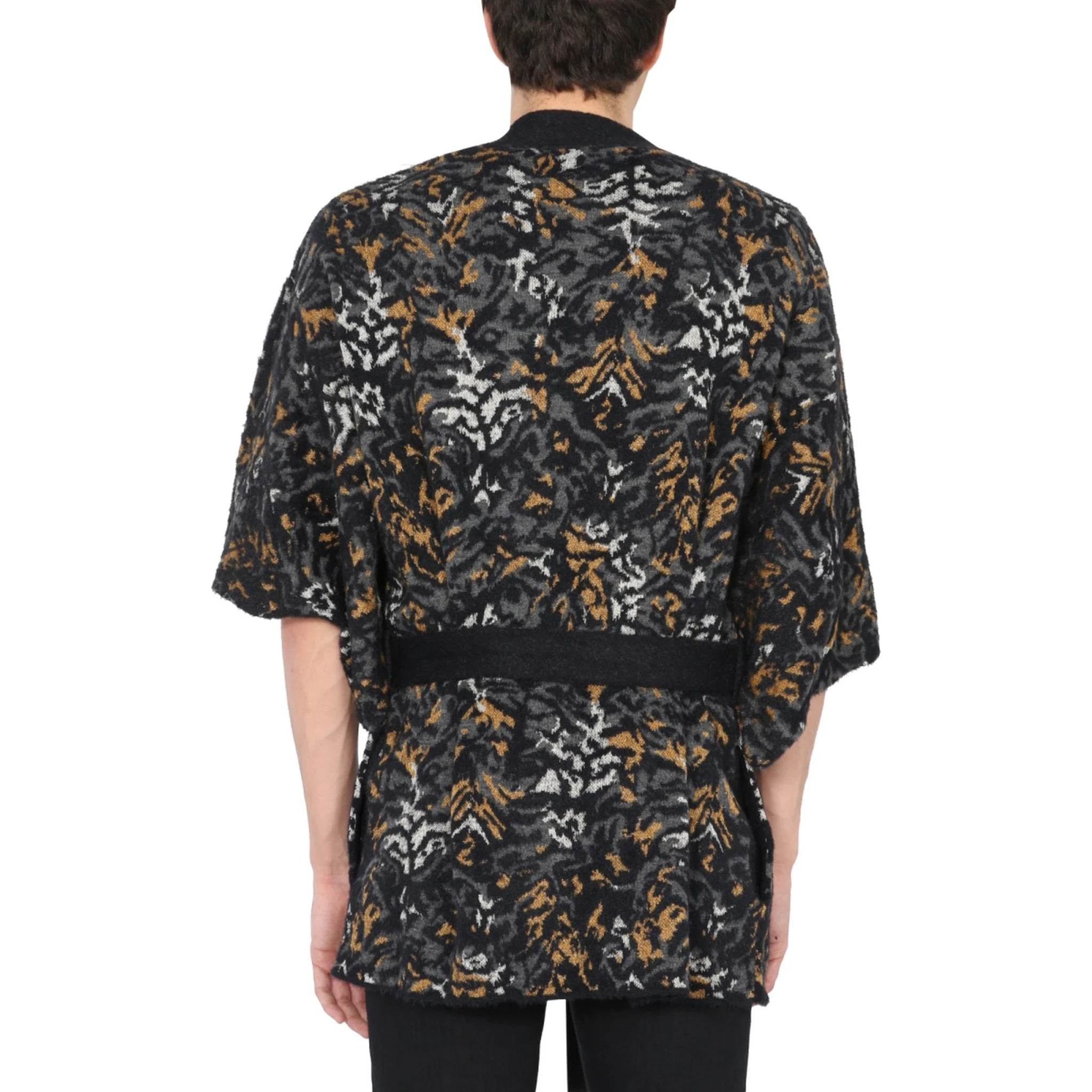 JACQUARD KNIT KIMONO