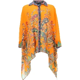BLUSA DA SPIAGGIA CON STAMPA