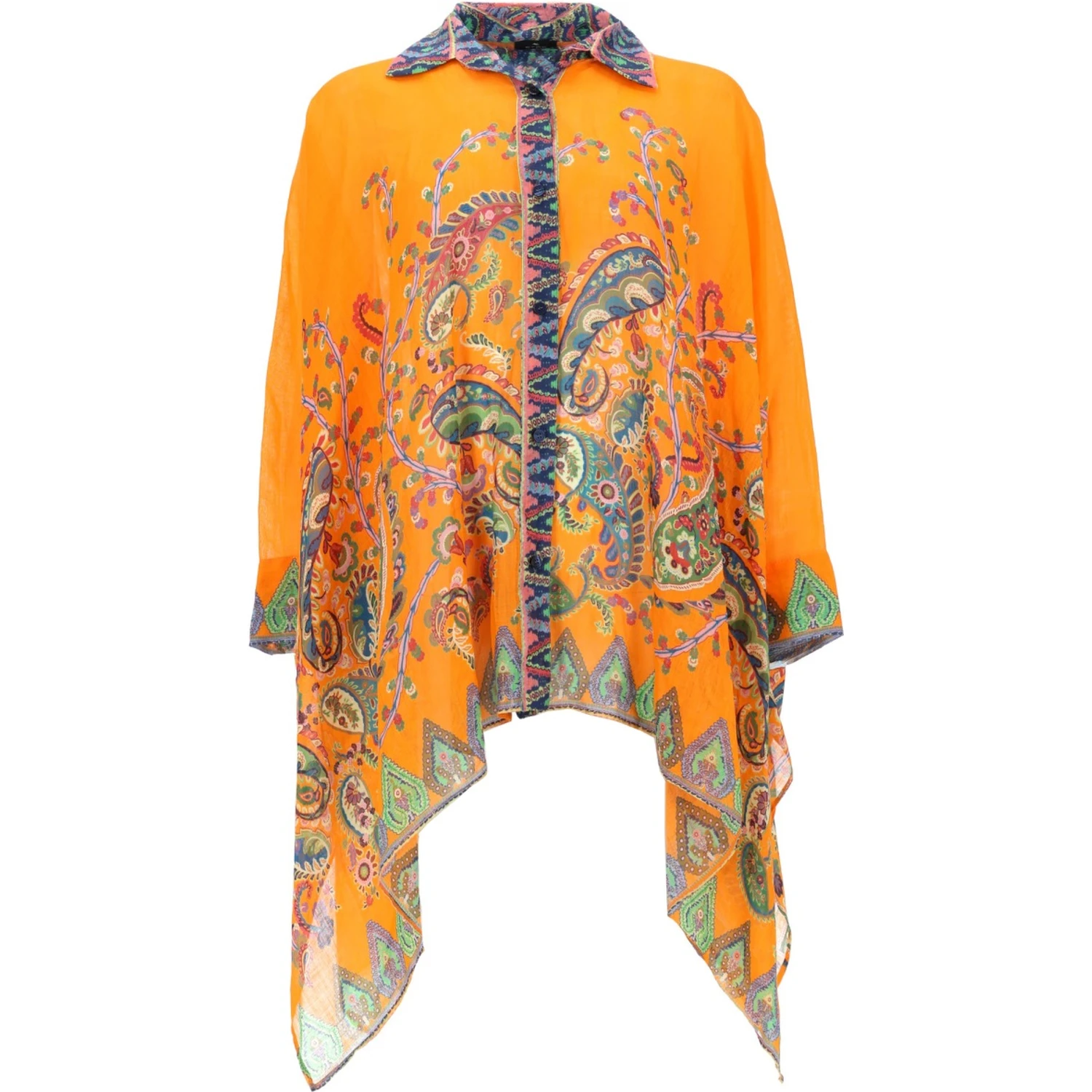 BLUSA DA SPIAGGIA CON STAMPA