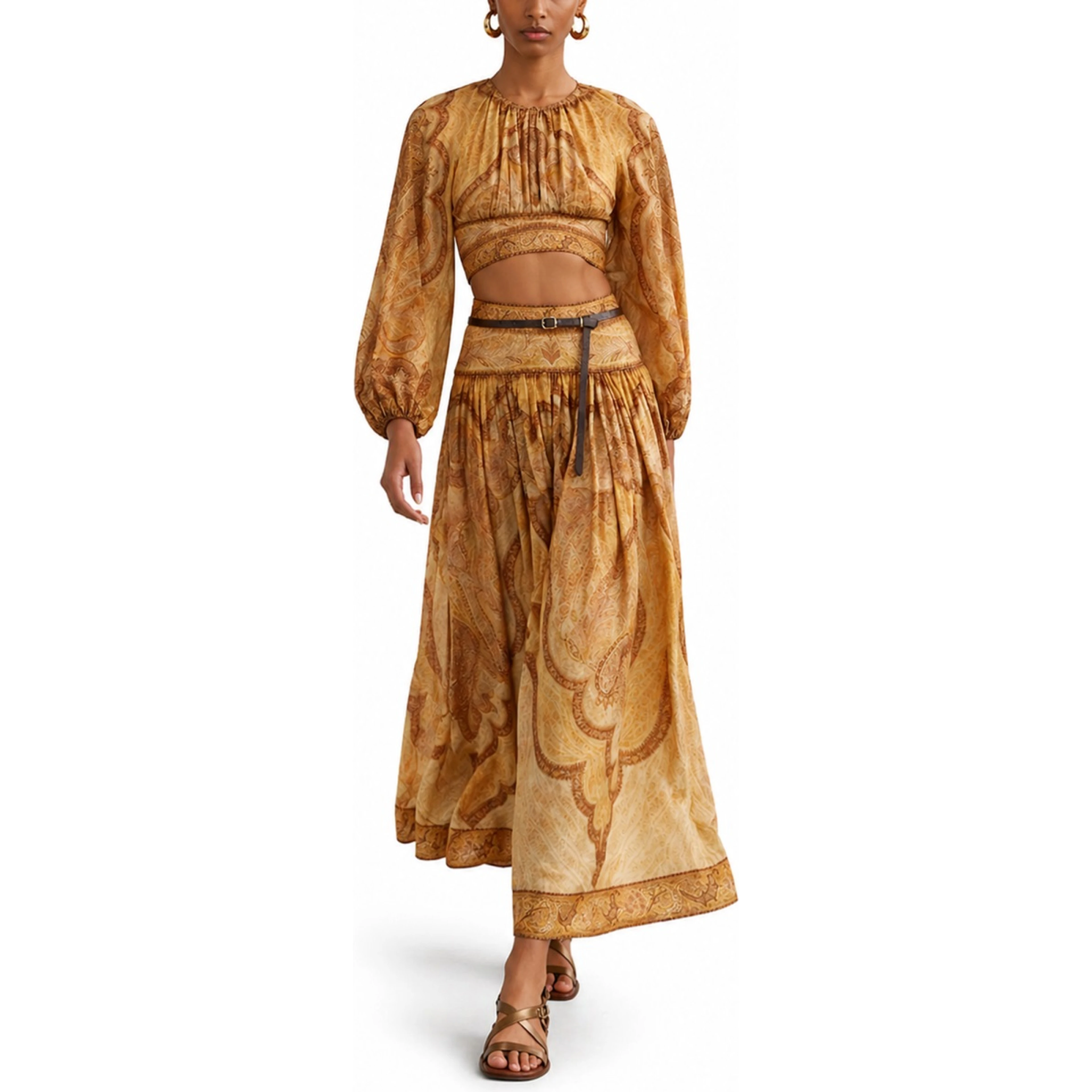 "WANDERLUST" MAXI SKIRT