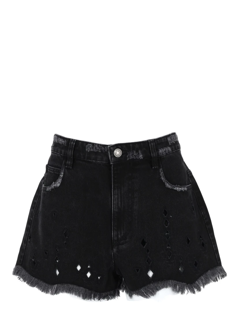 SHORTS "AECIA" CON RICAMI