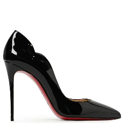 Black Patent Leather Hot Chick Pumps 100