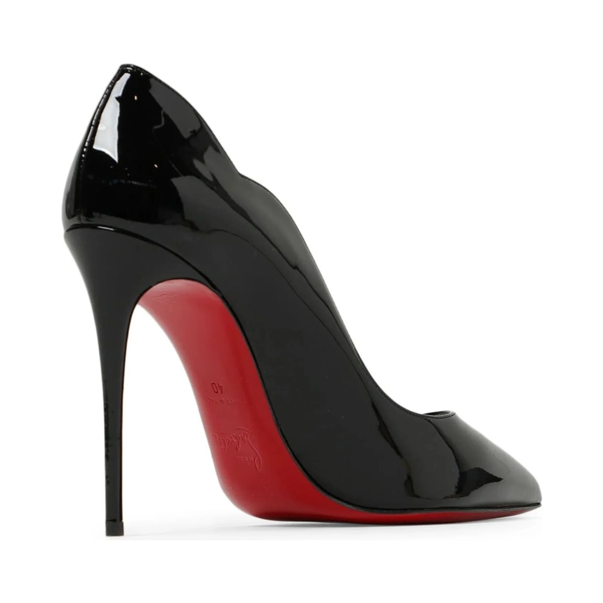 Black Patent Leather Hot Chick Pumps 100