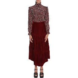 STAND UP COLLAR BLOUSE