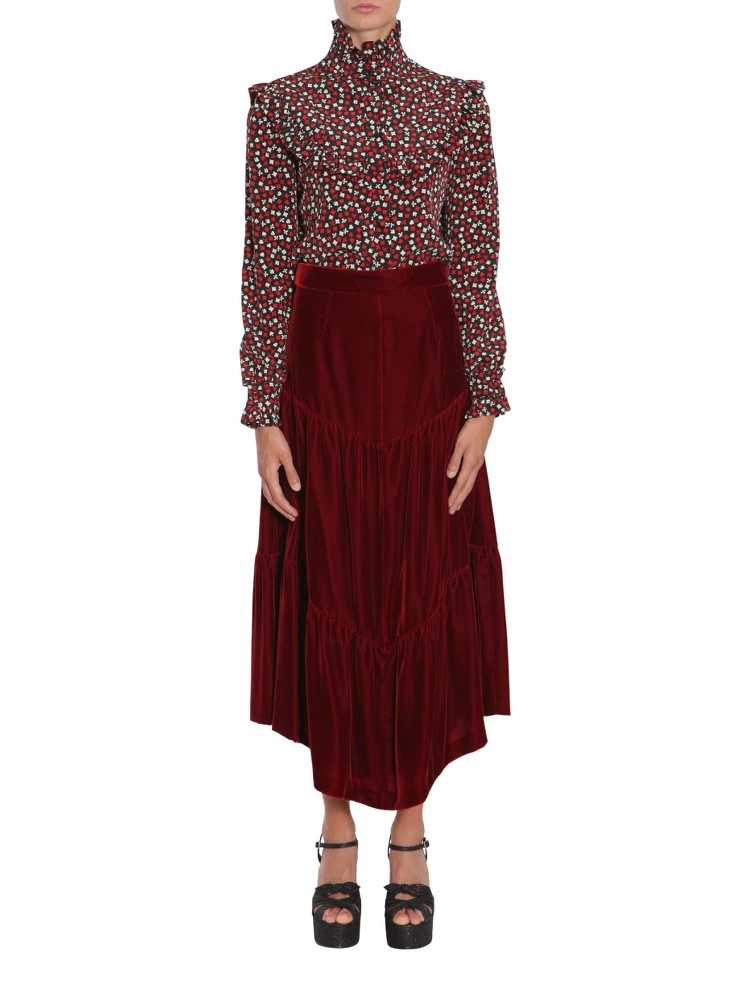 STAND UP COLLAR BLOUSE alternative