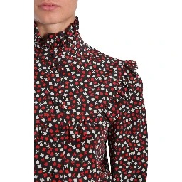 STAND UP COLLAR BLOUSE