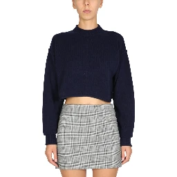 WOOL AND CASHMERE CREW NECK SWEATER