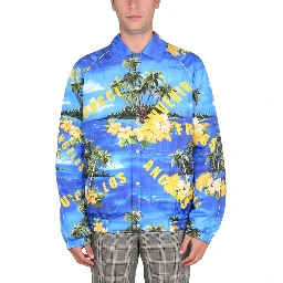 NYLON JACKET WITH PRINT