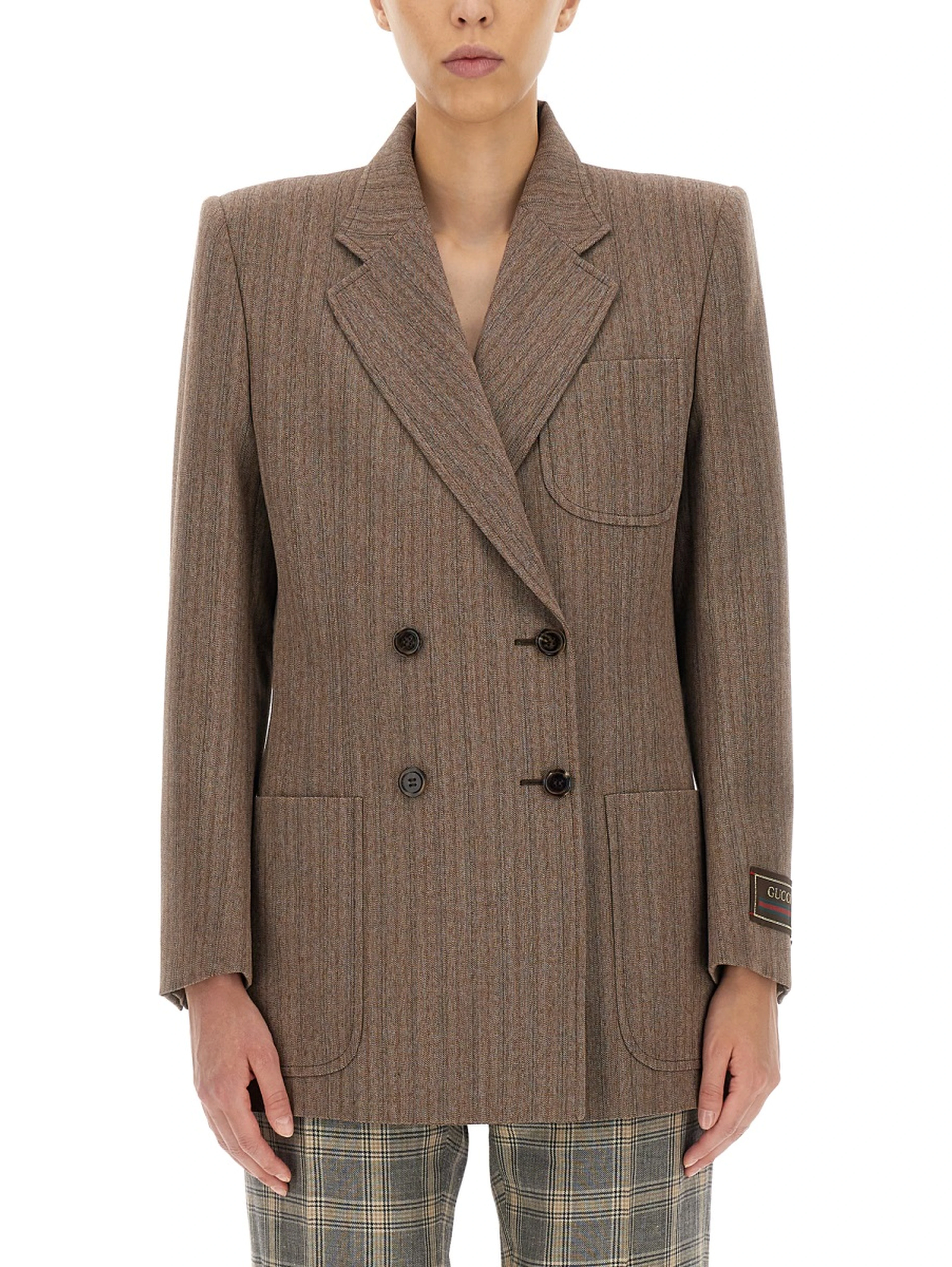 HERRINGBONE WOOL JACKET