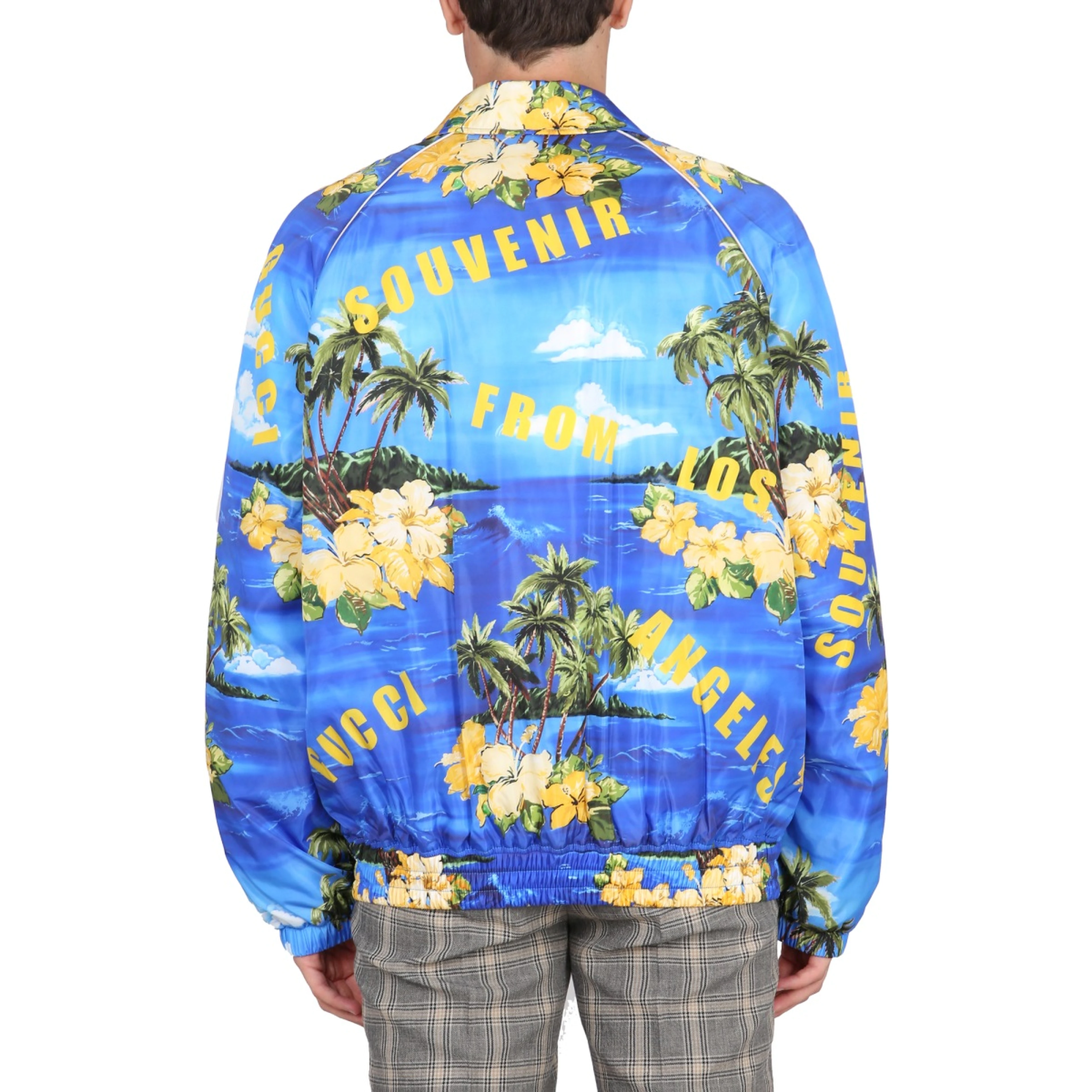NYLON JACKET WITH PRINT