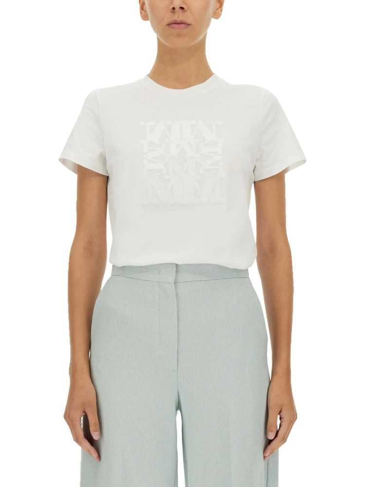 T-SHIRT WITH LOGO PATCH