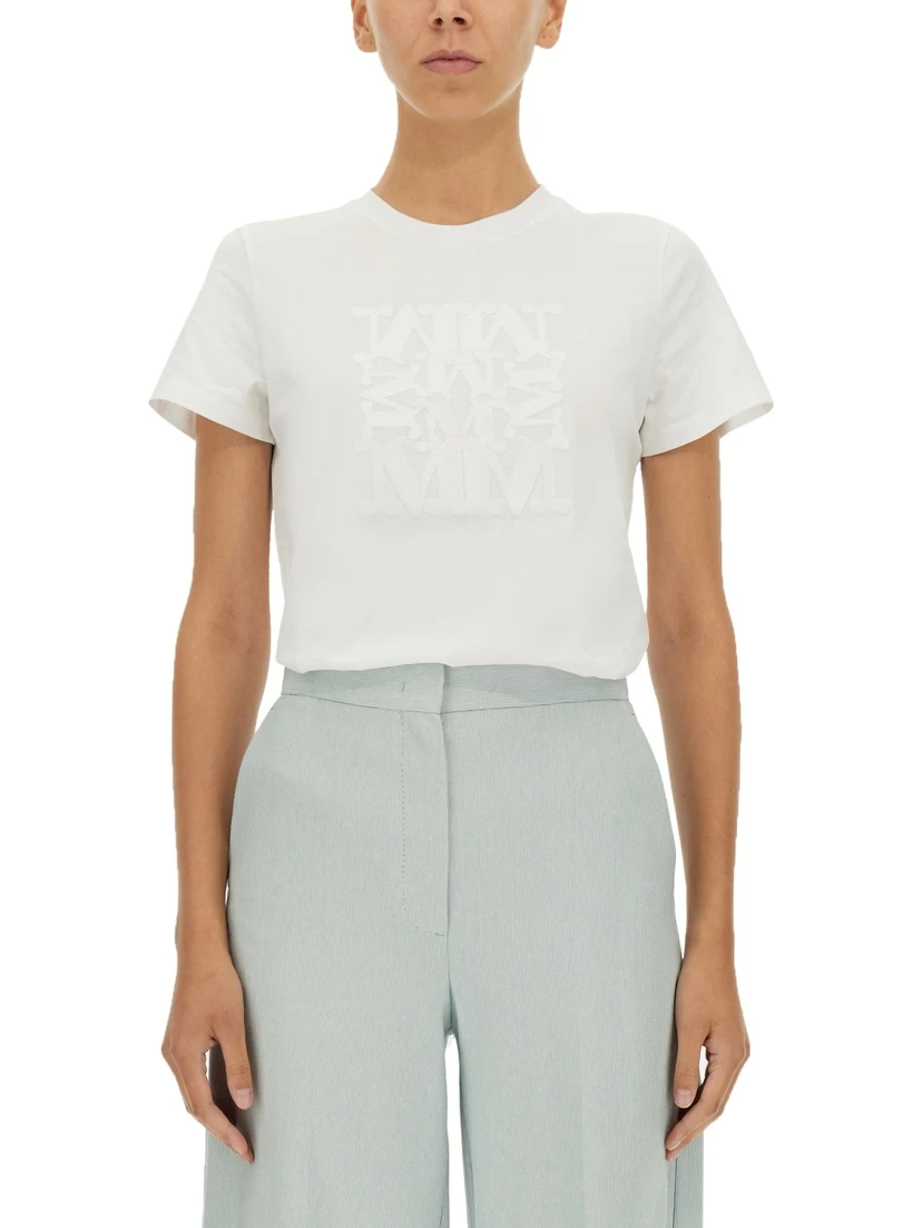 T-SHIRT WITH LOGO PATCH