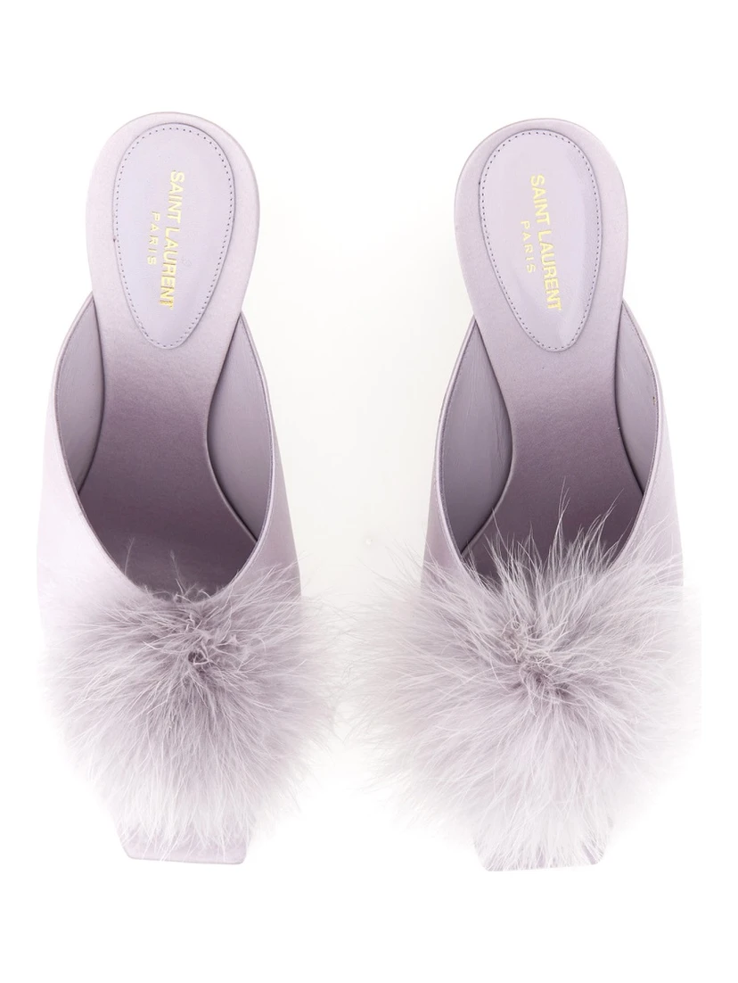 MULE MAE IN SATIN CREPE