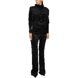 VELVET TURTLENECK TOP
