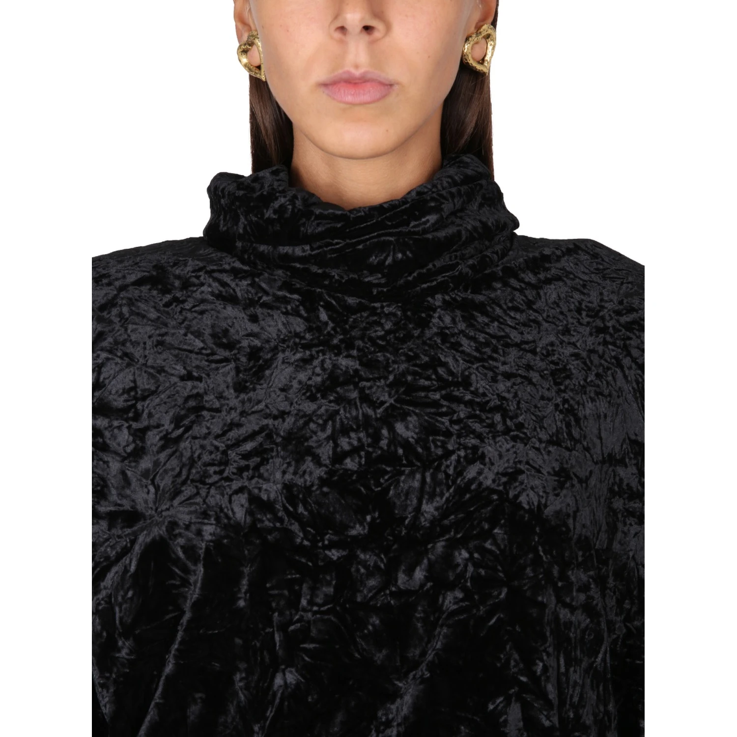 VELVET TURTLENECK TOP
