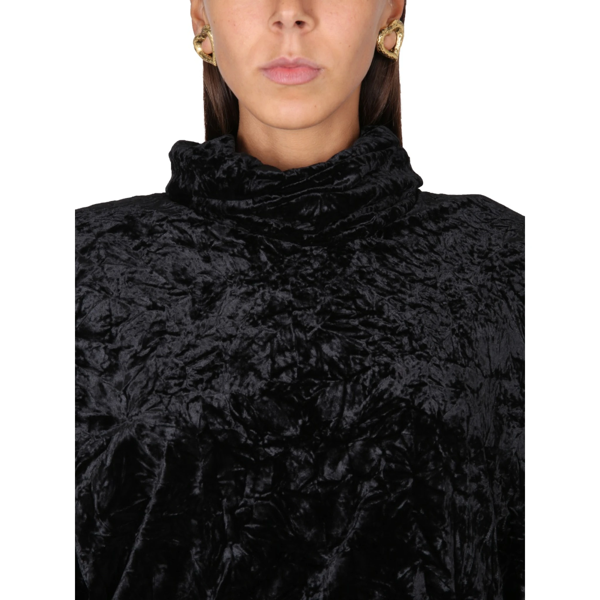 VELVET TURTLENECK TOP
