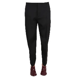 COMPACT WOOL PANTS