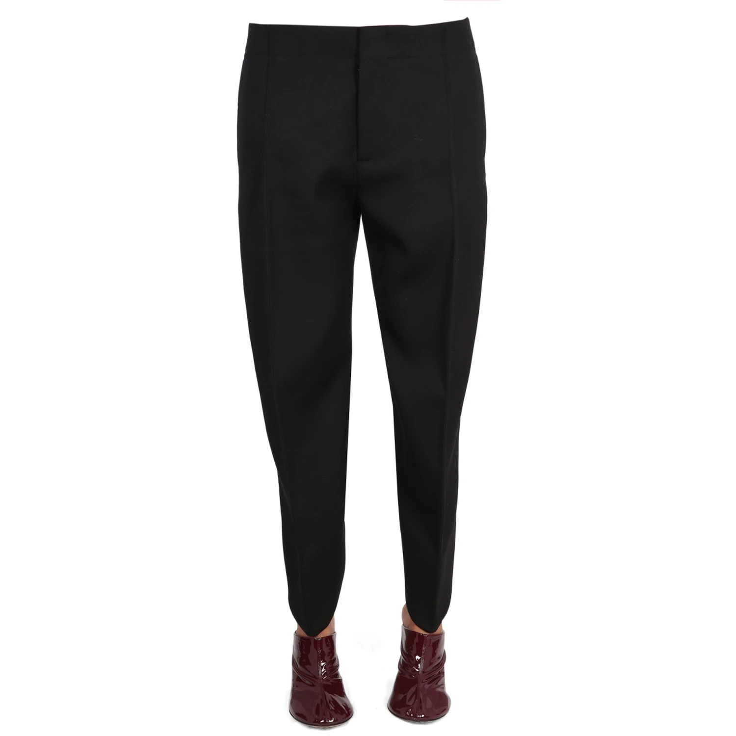 COMPACT WOOL PANTS