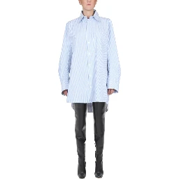 SHIRT WITH CURVED BACK