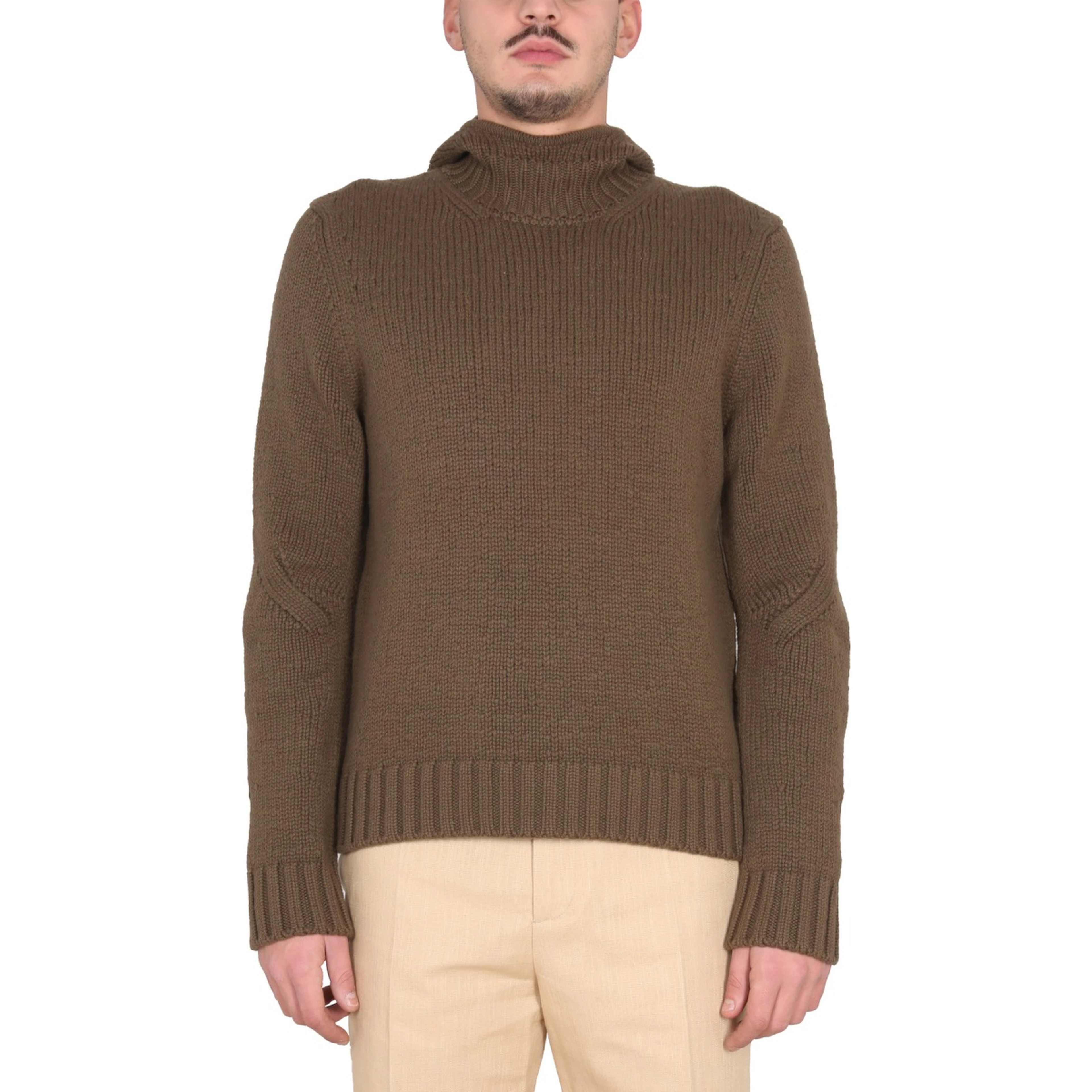 TEXTURED JERSEY WITH HOOD