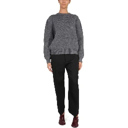 COMPACT WOOL PANTS