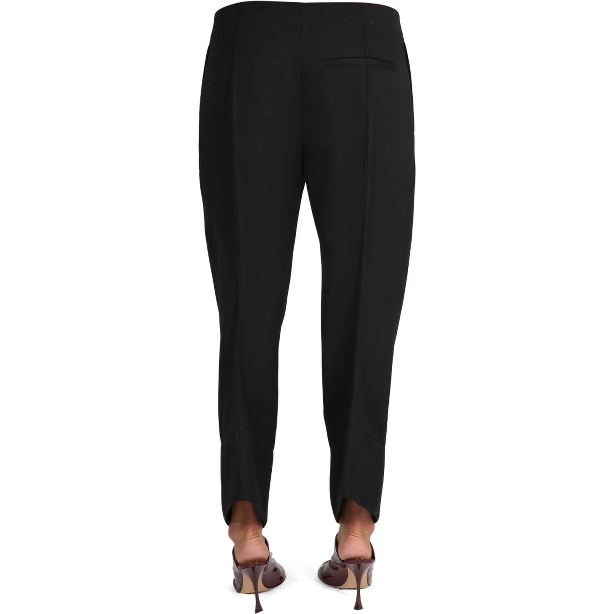 COMPACT WOOL PANTS