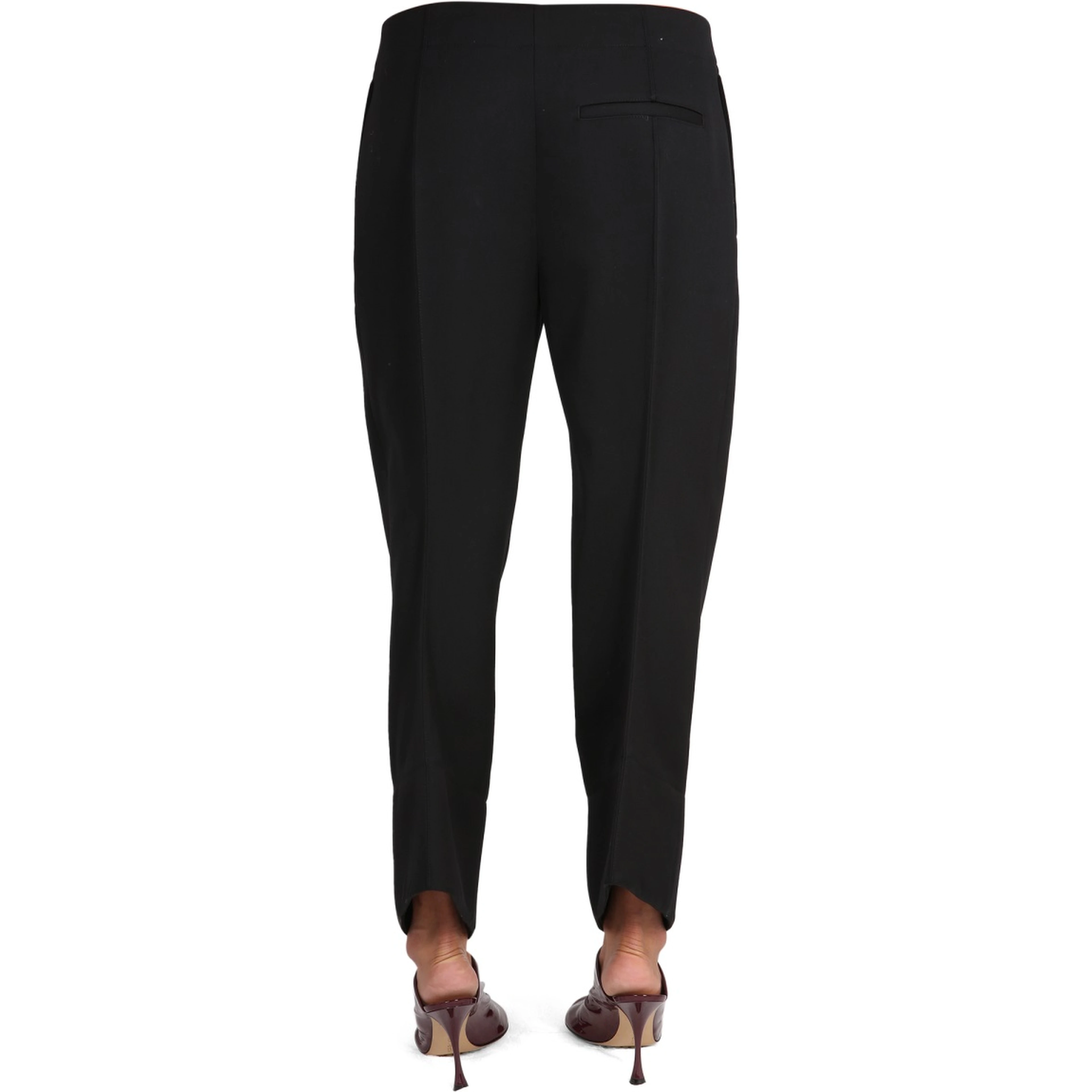 COMPACT WOOL PANTS