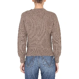 ALPACA KNIT WITH CHEVRON PATTERN