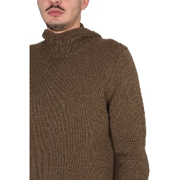 TEXTURED JERSEY WITH HOOD