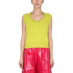 VEST WITH CROCHET CHAIN