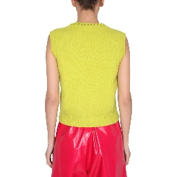 VEST WITH CROCHET CHAIN