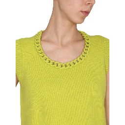 VEST WITH CROCHET CHAIN