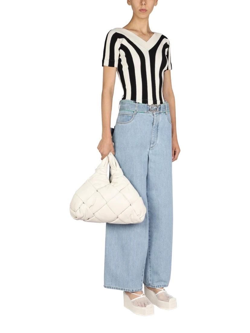 STRIPED PATTERN TOP