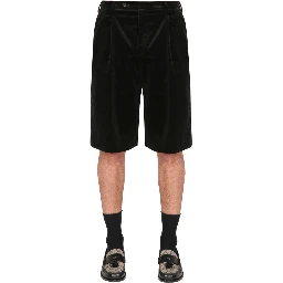 STRETCH VELVET SHORTS