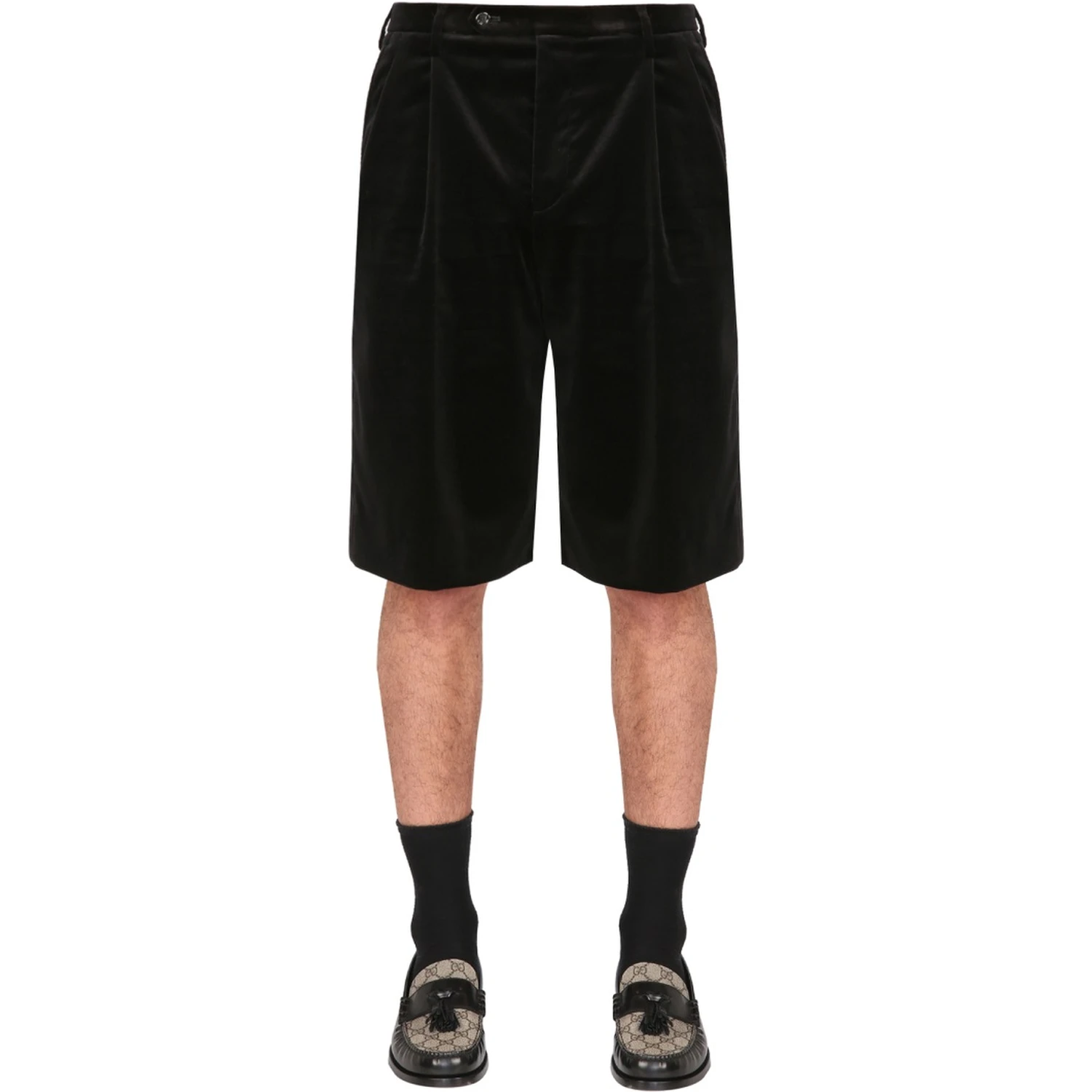 STRETCH VELVET SHORTS