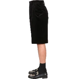 STRETCH VELVET SHORTS