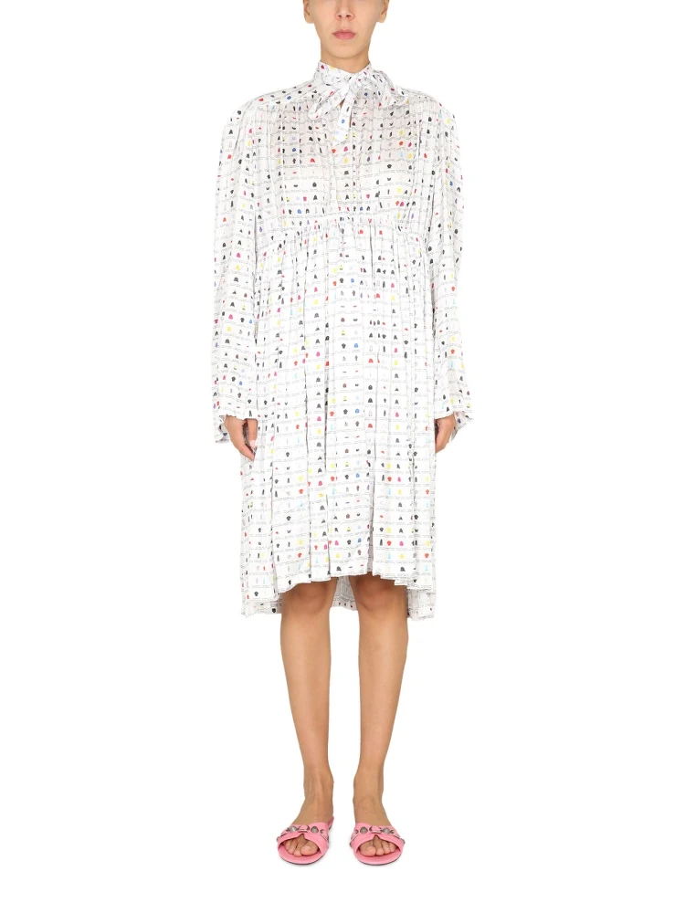 "PAPER CRUSH FLORAL" DRESS