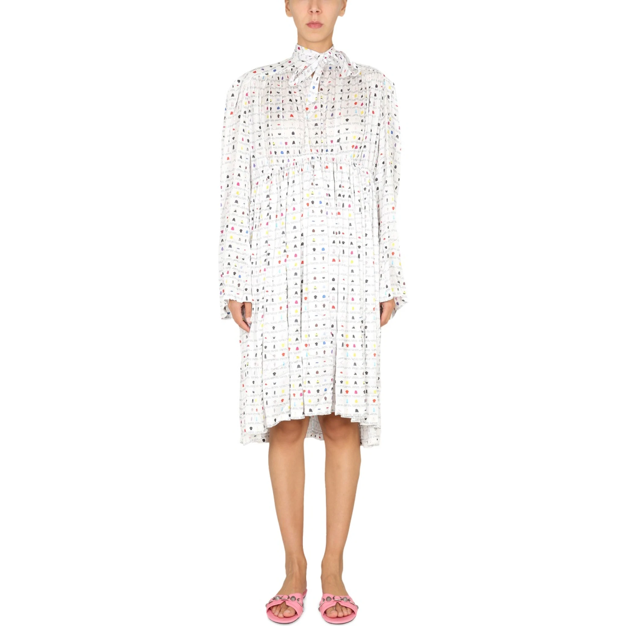 "PAPER CRUSH FLORAL" DRESS
