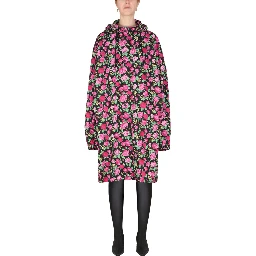 COAT WITH FLORAL PATTERN