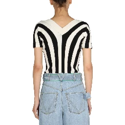 STRIPED PATTERN TOP