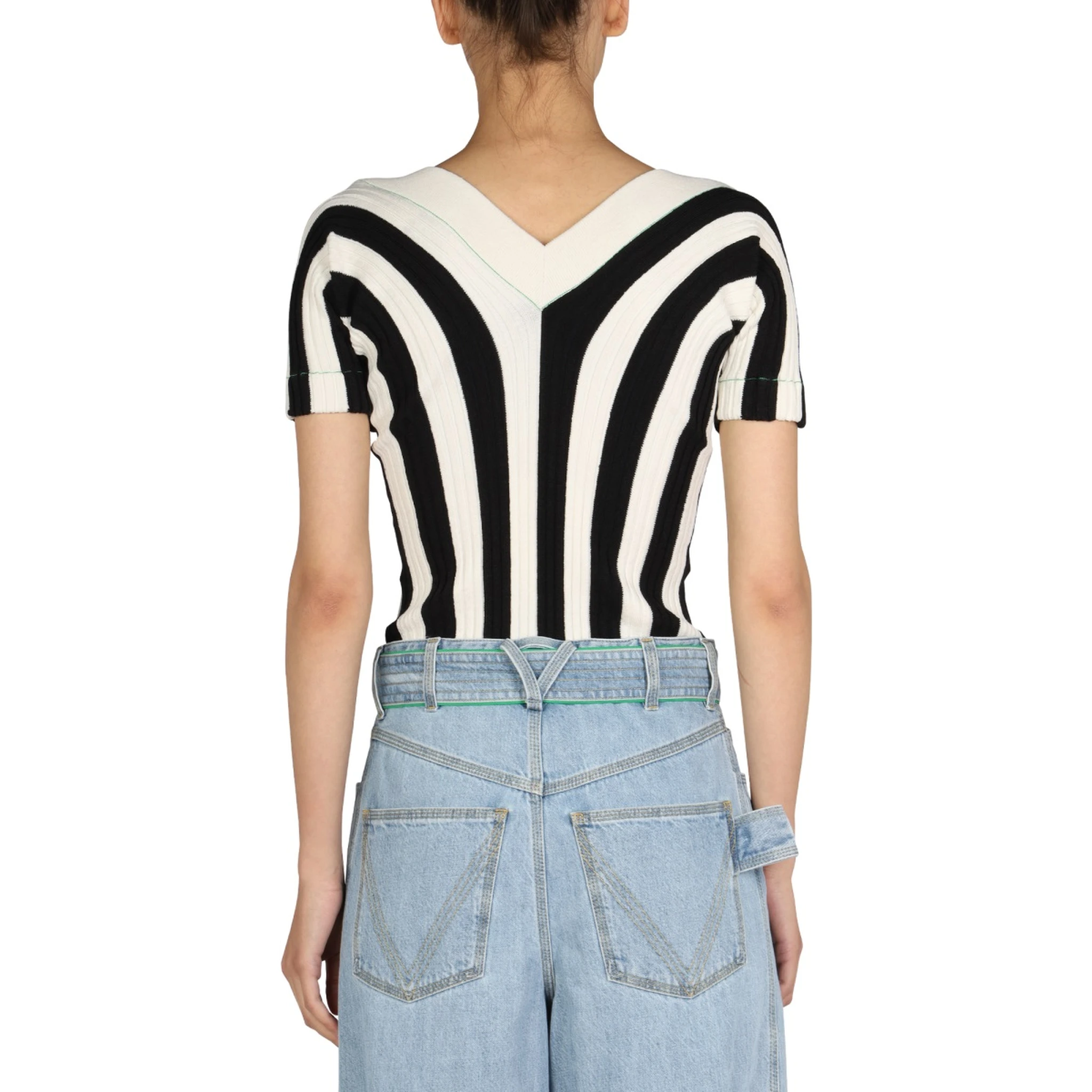 STRIPED PATTERN TOP