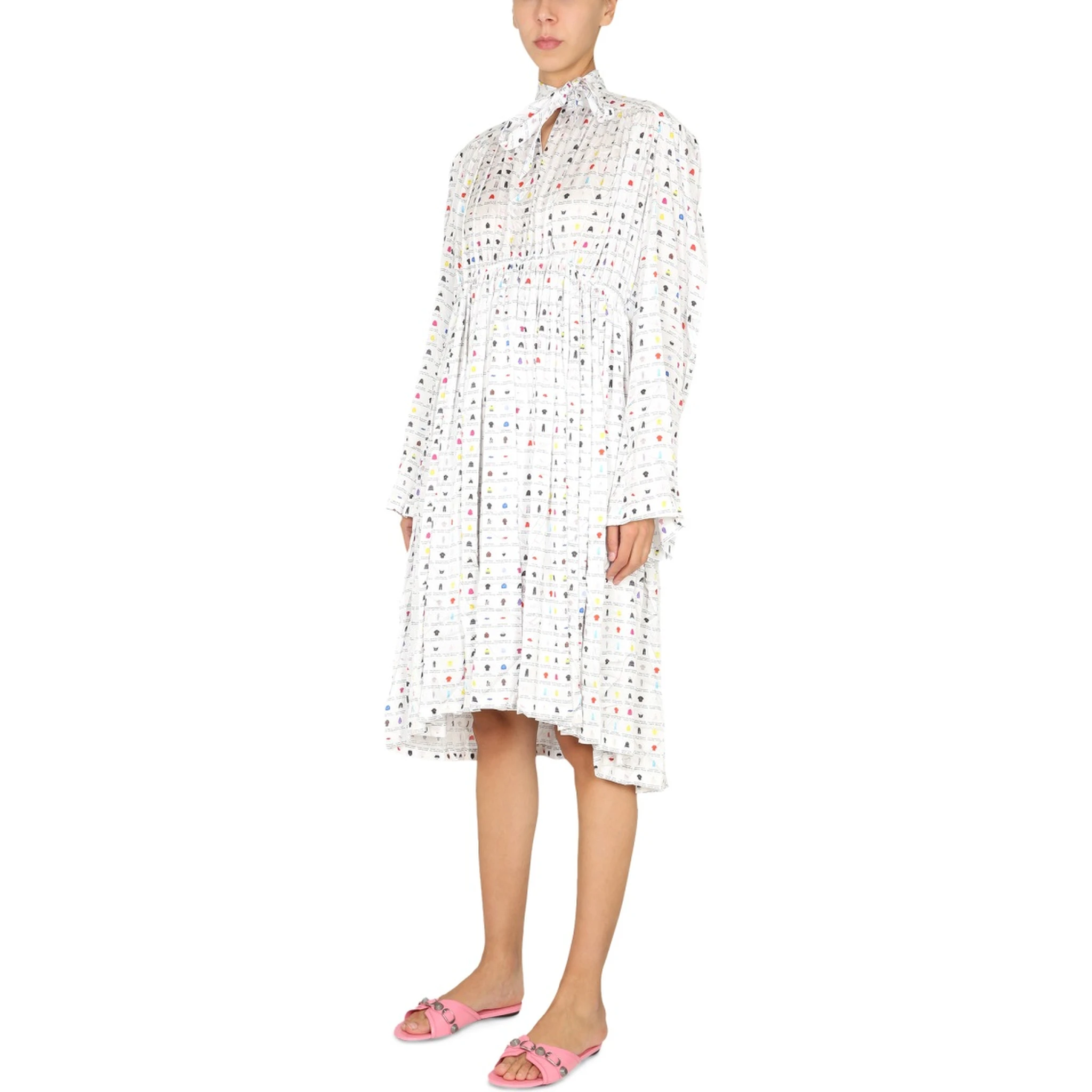 "PAPER CRUSH FLORAL" DRESS