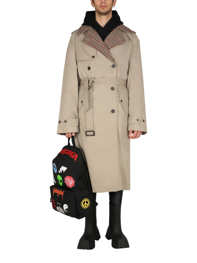 REVERSIBLE TRENCH COAT