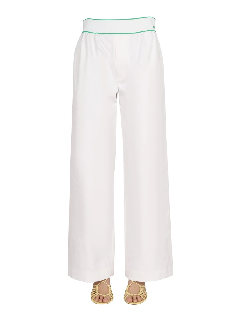 COTTON TWILL TROUSERS