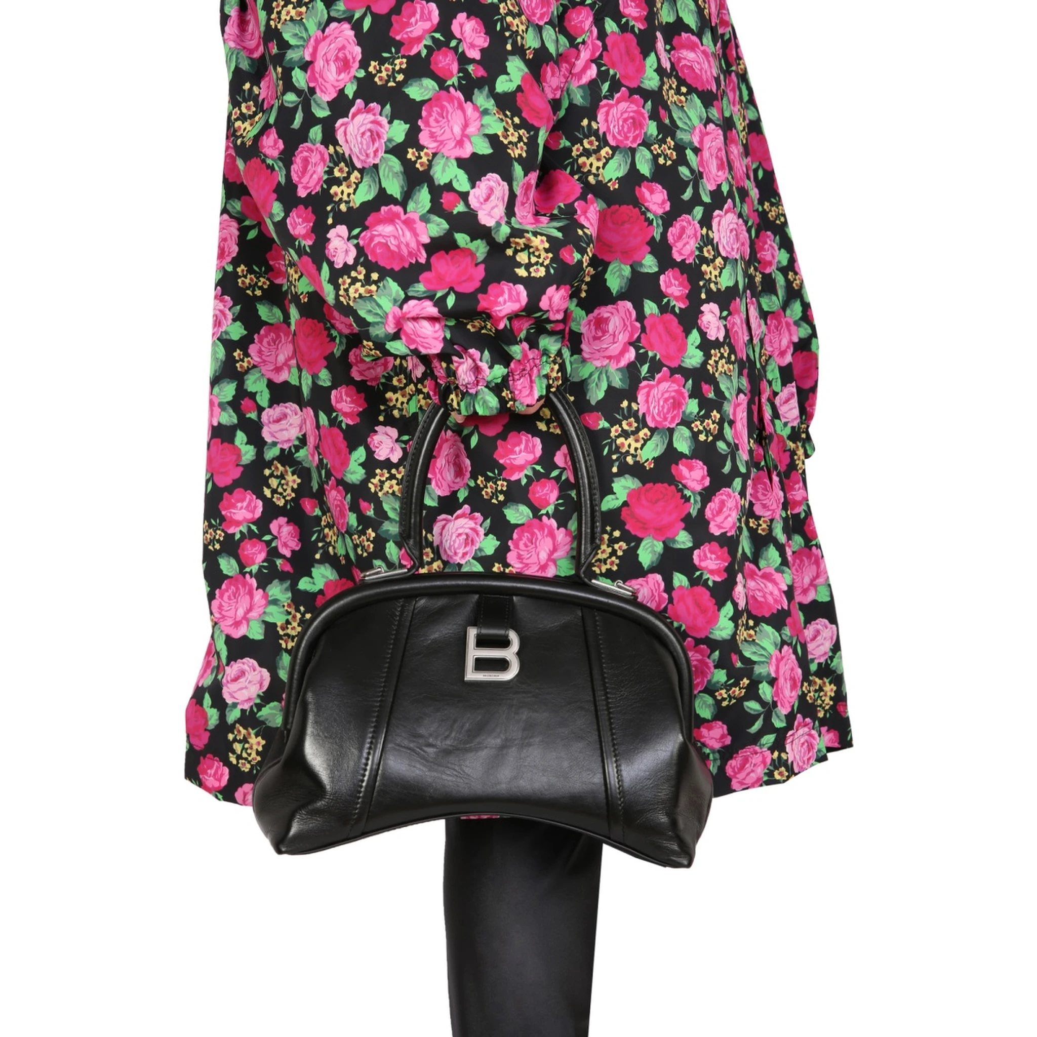 COAT WITH FLORAL PATTERN