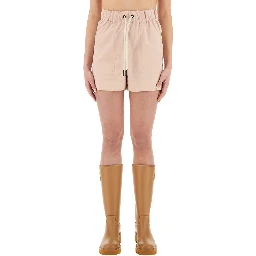 COTTON GABARDINE SHORTS
