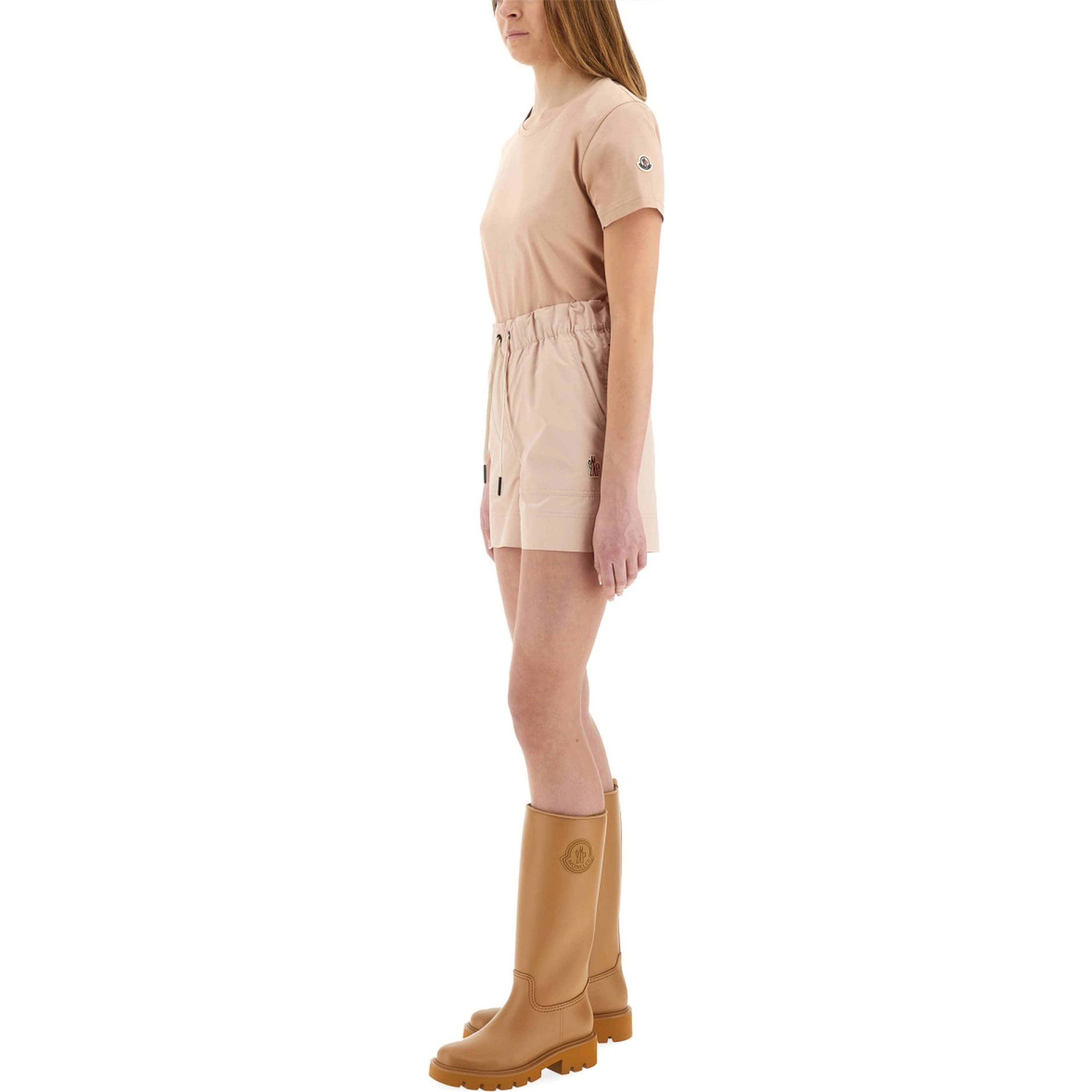 COTTON GABARDINE SHORTS
