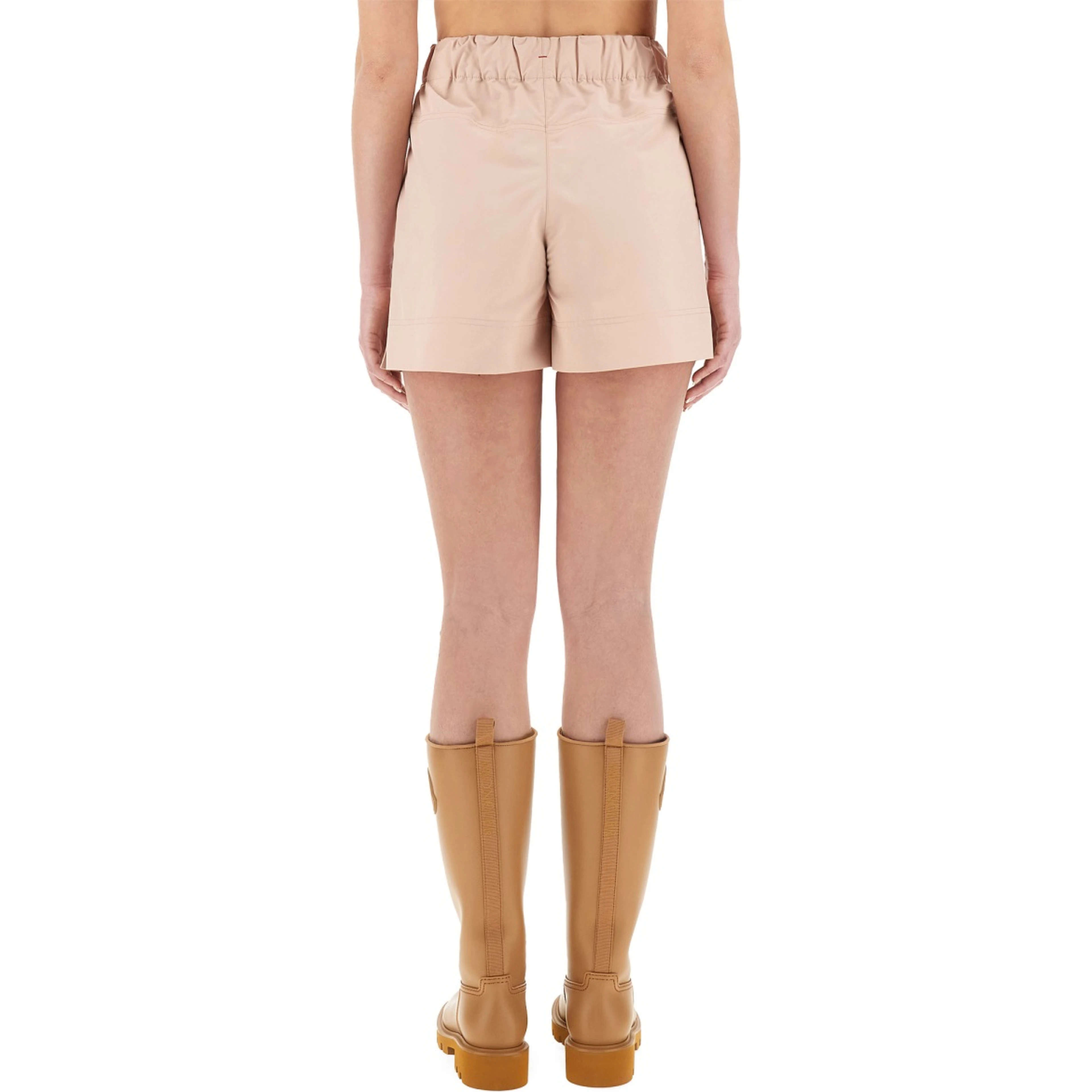 COTTON GABARDINE SHORTS